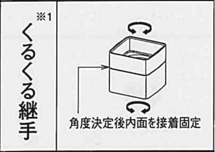 Ｓ１５　くるくる継手 ミルクホワイト