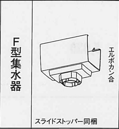 KAKU　RK85　Ｆ型集水器ｘPC30・S30・60 　ミルクホワイト